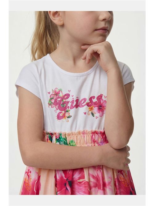 Abito con logo glitterato GUESS | K6GK05K6YW0/P9LB